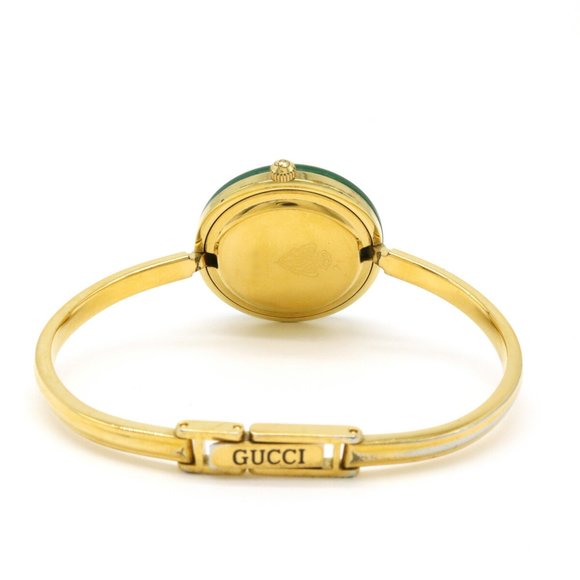 GUCCI Gucci Change Bezel White Dial GP Ladies Quartz Watch 11/12.2 - Picture 8 of 10